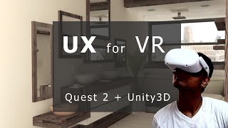 Unity3d & Quest 2 : UX for VR