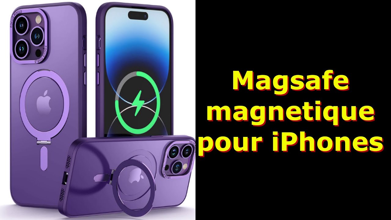 Coque de protection MagSafe pour iPhone.