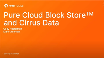 Optimize Your Cloud Storage with Pure Storage and Cirrus Data