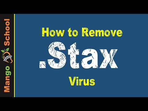 Stax 파일 바이러스 랜섬웨어 [.stax 제거 및 암호 해독] .stax 파일