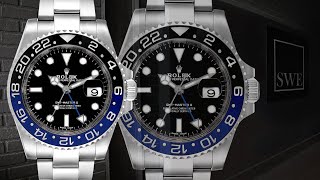 Rolex GMT Master II Batman Blue Black Bezel Steel Watch 116710 | SwissWatchExpo