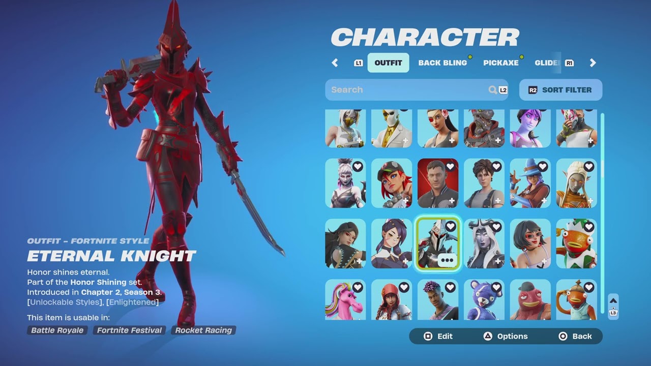 Reviewing Eternal Knight (Chapter 2 Season 3 Skin)