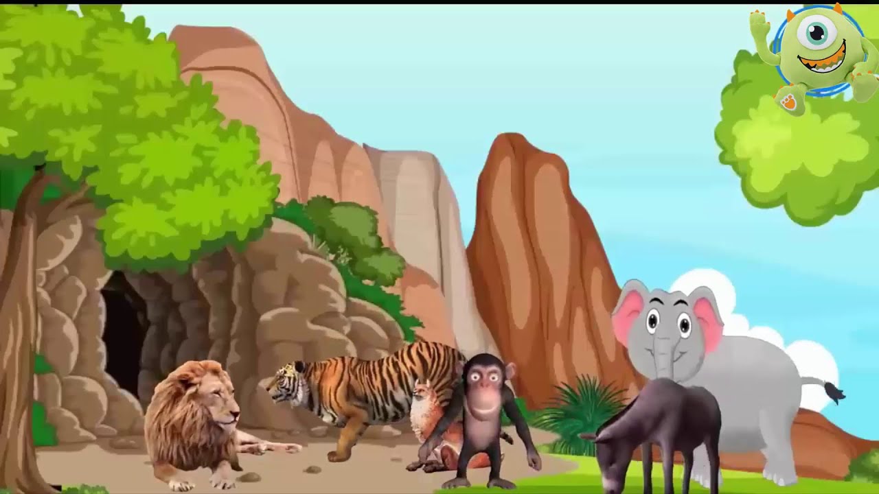 حكايات الملك سمبا والغول والمستذئب و حيوانات الغابة 2