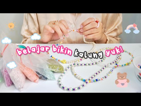 Video: Bagaimana Membuat Kalung Dari Manik Dan Pin?