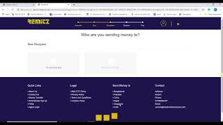 How customers will make a transaction in Remitz money transfer software screenshot 5