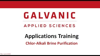 Applications Training: Brine Purification for Chlor-Alkali
