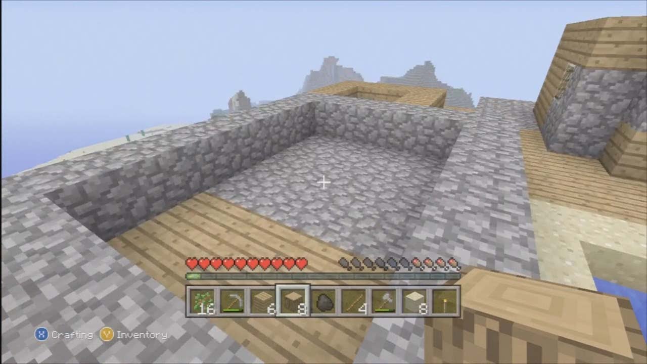 Minecraft Xbox - Sky Island Challenge - Swimming Pool! [4]