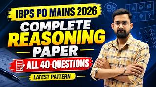 Information IBPS PO Mains 2026 | Reasoning Complete Paper Discussion | Exam Analysis | Reasoning By Sanjay Sir Guide