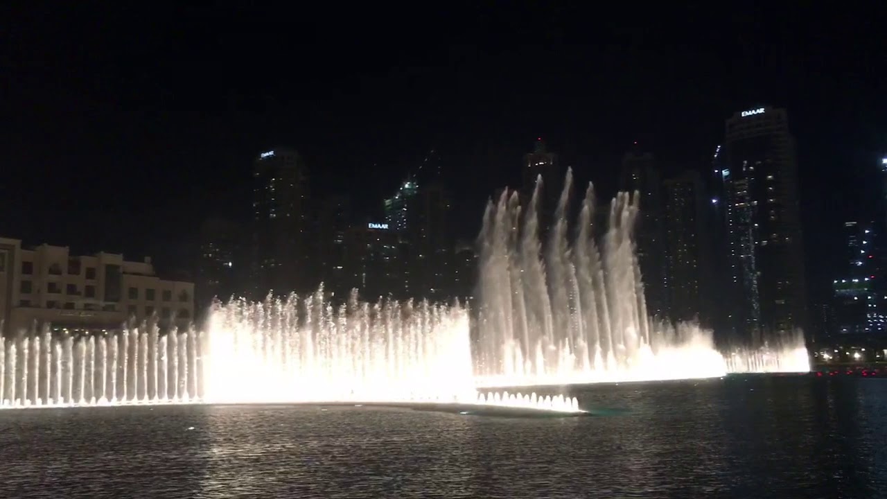 Dubai Fountains Arabic Song HD YouTube