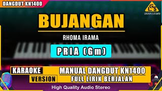 BUJANGAN - RHOMA IRAMA | KARAOKE DANGDUT ORIGINAL KN1400