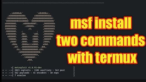 How to install metasploit framework termux | msf installation