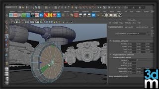 Hard Surface Vehicle Modeling in Maya Pt.2 - (3dm Promo)
