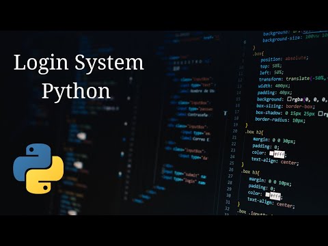 create login system in python - That means if a user press register button on main screen then a new window will appear where users have to enter username and password