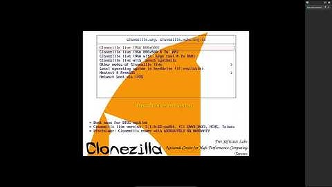 Restoring Clonezilla Image 2023