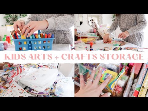 Kids Arts & Crafts Storage