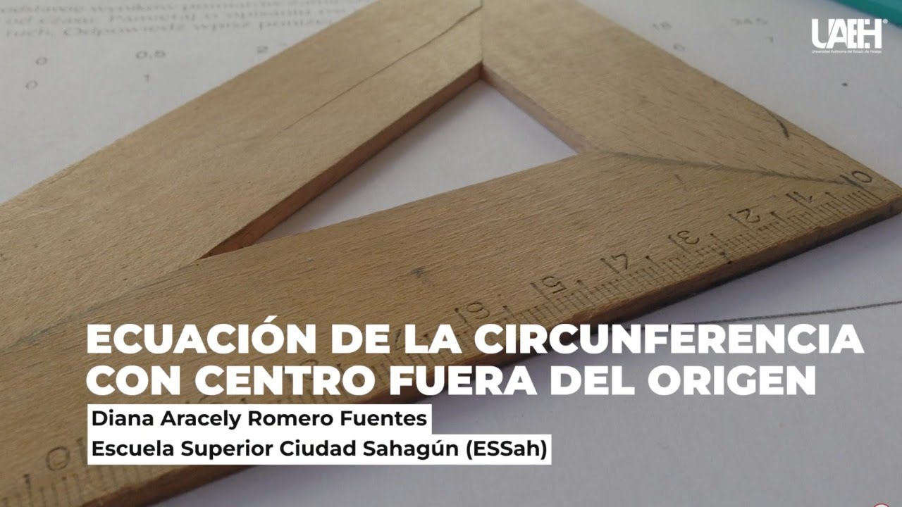 Ecuación de la circunferencia con centro fuera del origen - YouTube