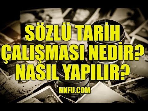 Sözlü Tarih Çalışması