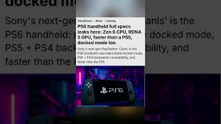Sony’s PS6 Handheld Could Crush the Switch 2… 😳 #shorts #PS5 #trending #viral