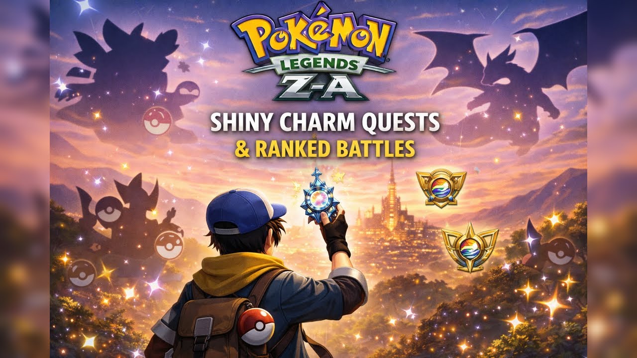 Pokémon Legends: Z-A – Post-Game | Shiny Charm Quests & Ranked Battles