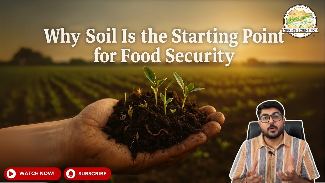 Spring Scientific | Why Soil Is the Starting Point for Food Security – The Truth Under Our Feet 🌱