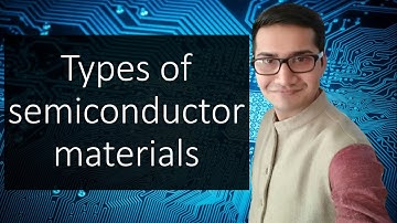 Lec-2 | Types of semiconductor materials |  Theory and Technology of Semiconductors