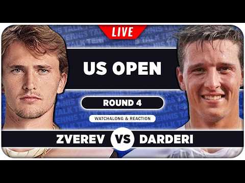 Video ZVEREV vs DARDERI • US Open 2026 • LIVE Tennis Watchalong