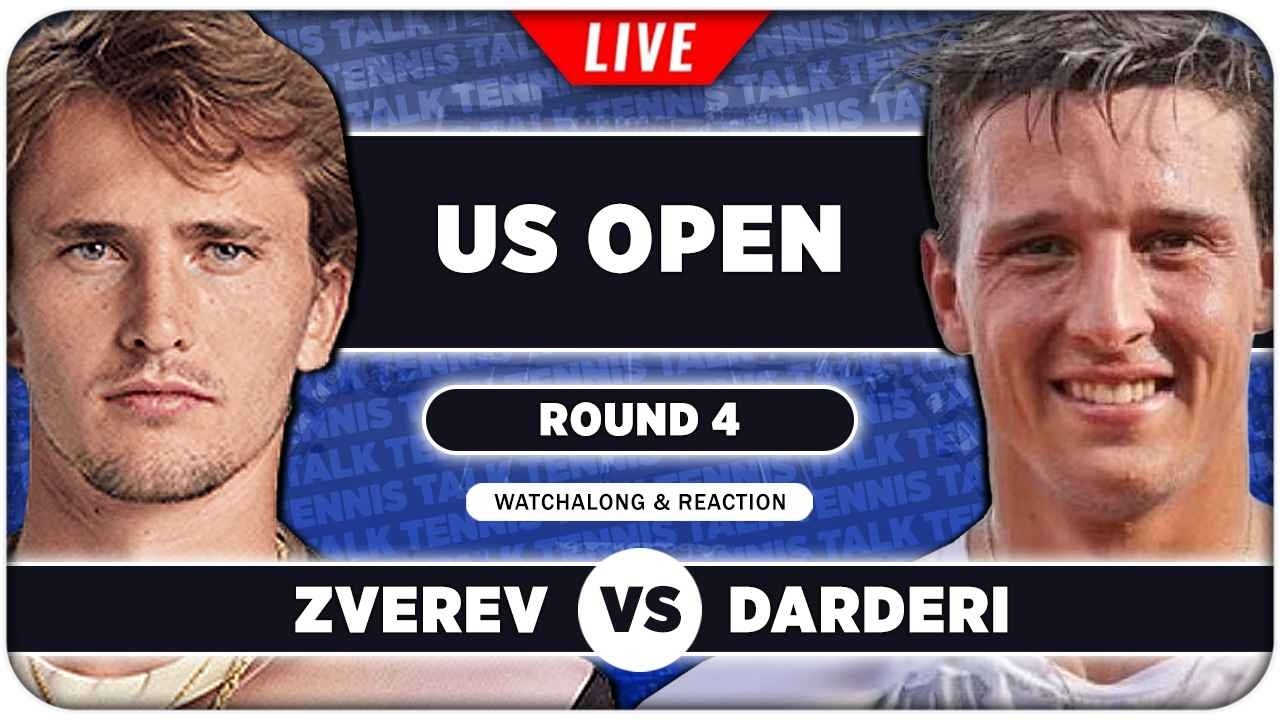 ZVEREV vs DARDERI • US Open 2026 • LIVE Tennis Watchalong