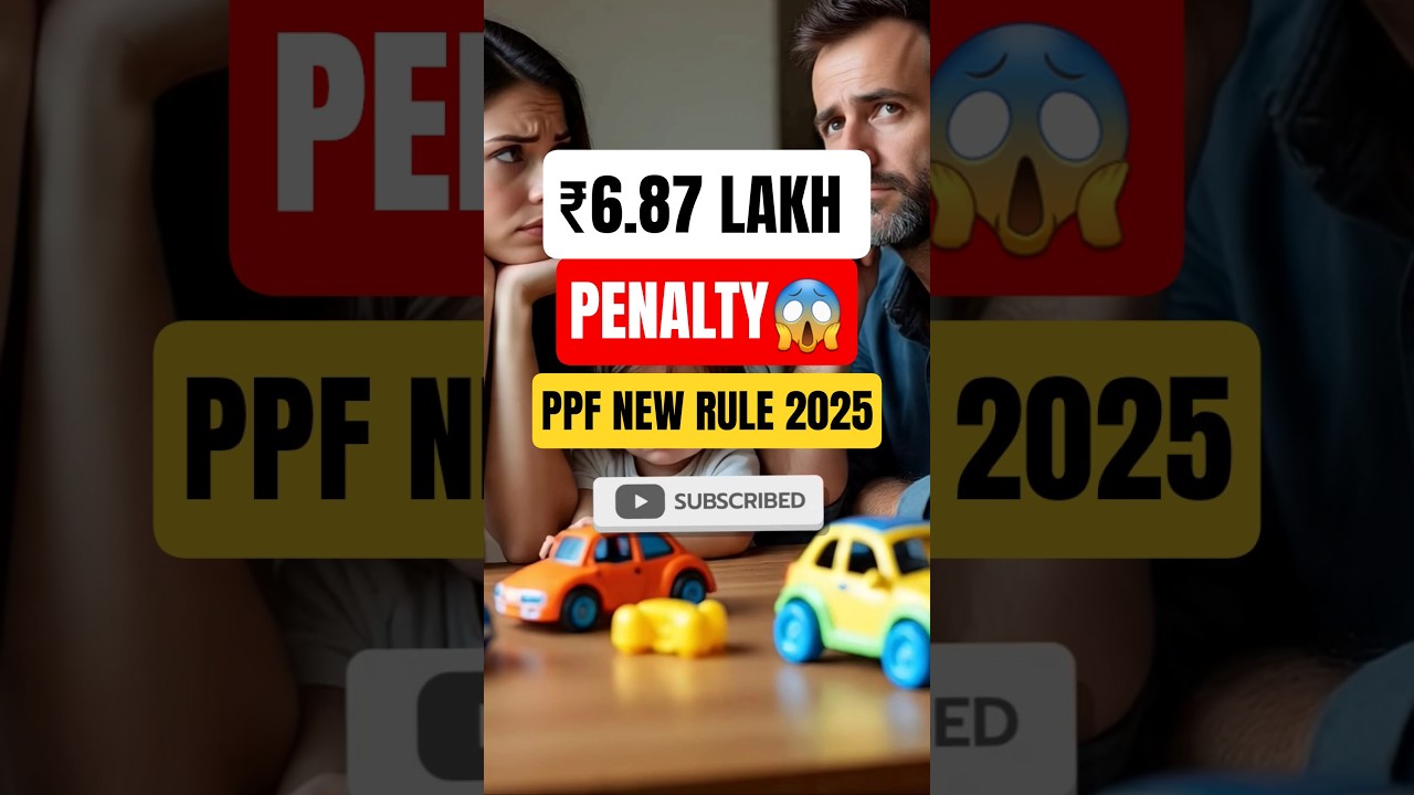 ₹6.87 Lakh PPF Penalty? New Rule You MUST Know! | Crorepati Math