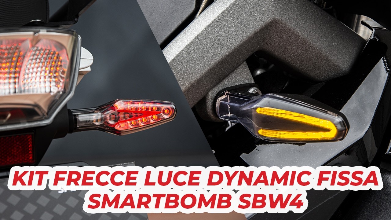 Kit 4 FRECCE DIREZIONALI DYNAMIC BMW GS 1250 GS 1200 + LUCE POSIZIONE MONTAGGIO STEP by STEP