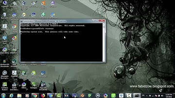 Repair all Windows problems with one command and without a program