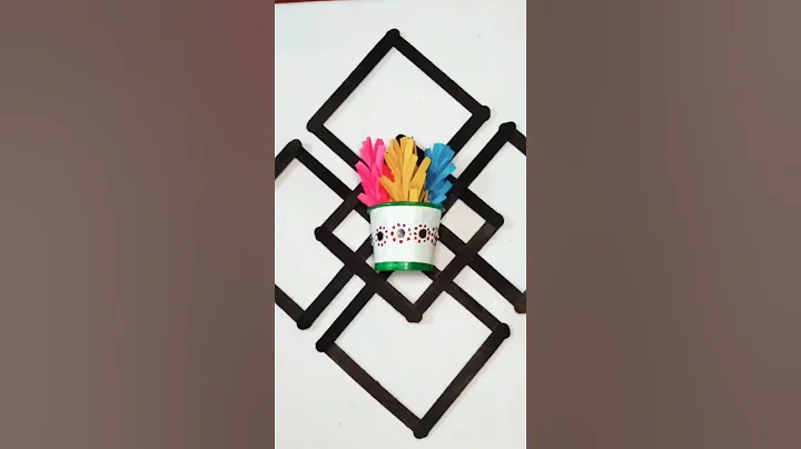 Ice cream sticks craft #shorts #diy #craft #shortsvideo #youtubeshorts #viral #trending #viralshorts