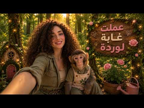 حققت حلم وردة وعملتلها غابة بالبيت