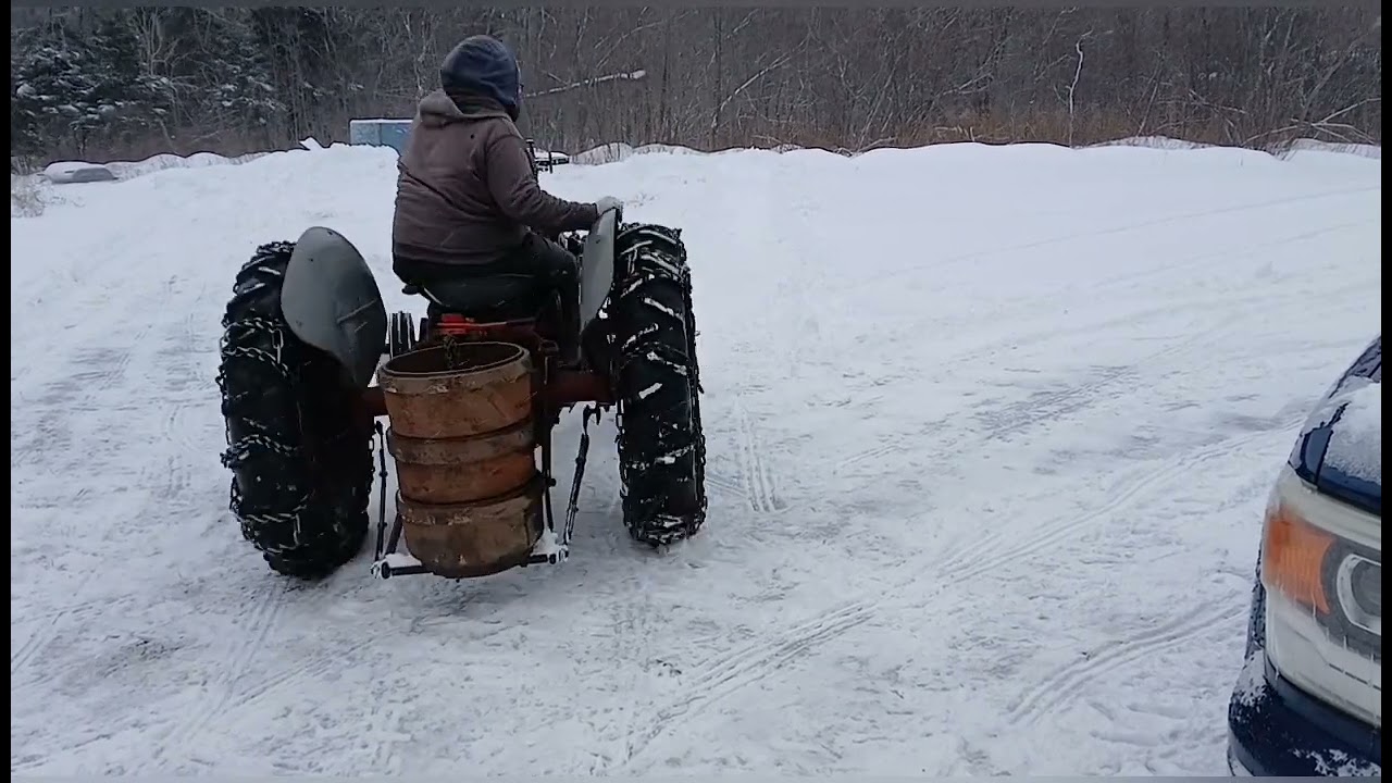 plowing with old school gear!