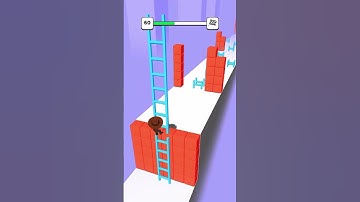 [#160] Ladder Race 3D🪜Spice Girls - Wannabe #shorts #ladder #funnyvideo