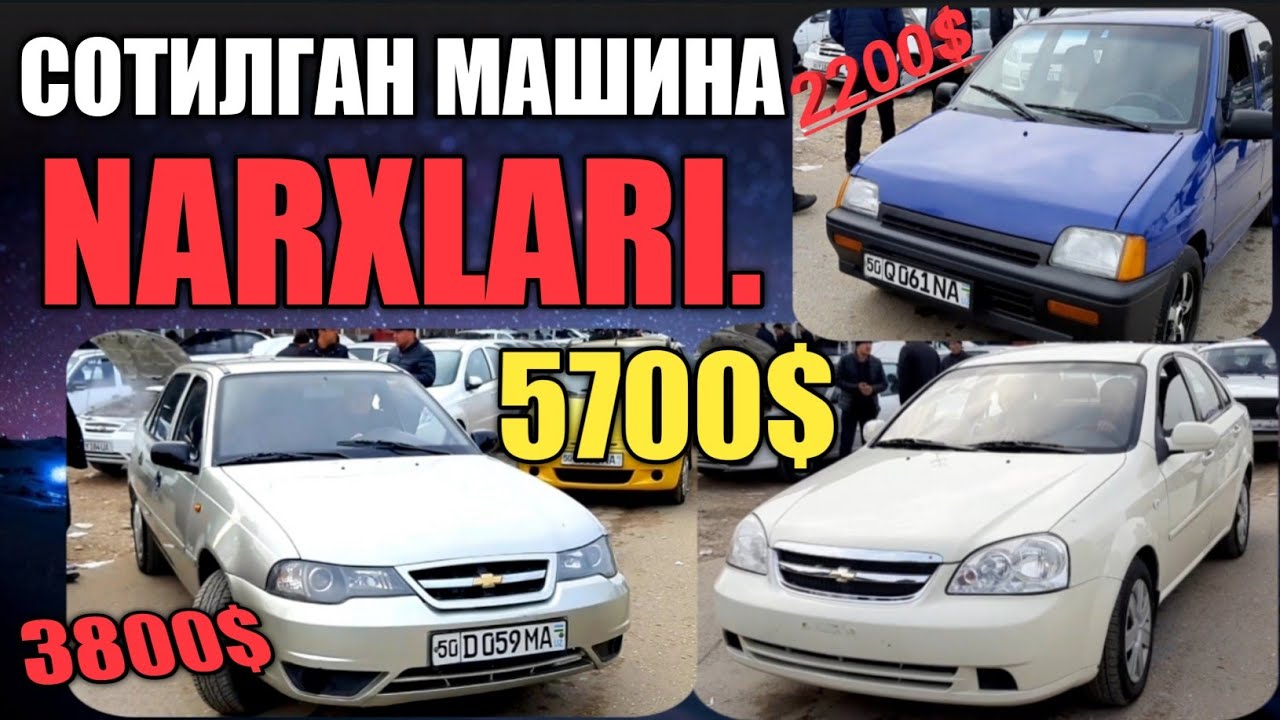 Уз авто моторс нархлари
