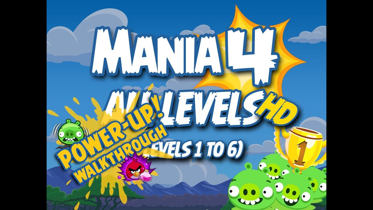 Angry Birds Friends Tournament Mania 4 Week 192 Levels 1 to 6 Power Up Compilation Walkthrough