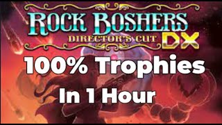 Rock Boshers DX - 100% Trophies Playthrough in 1 Hour