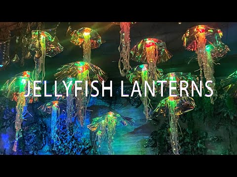 Jellyfish Lantern Swarm Light Art Installation by Erin St Blaine