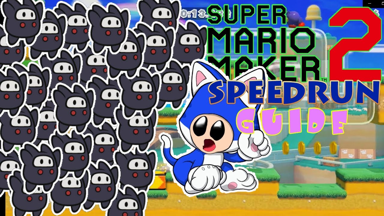 Cat Mario Dash Ninji Speedrun Complete Guide | World Record Strats