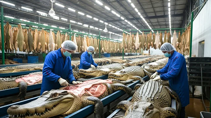 Inside the Crocodile Leather Factory: How Crocodile Skin Becomes Luxury Bags & Shoes (Full Process)