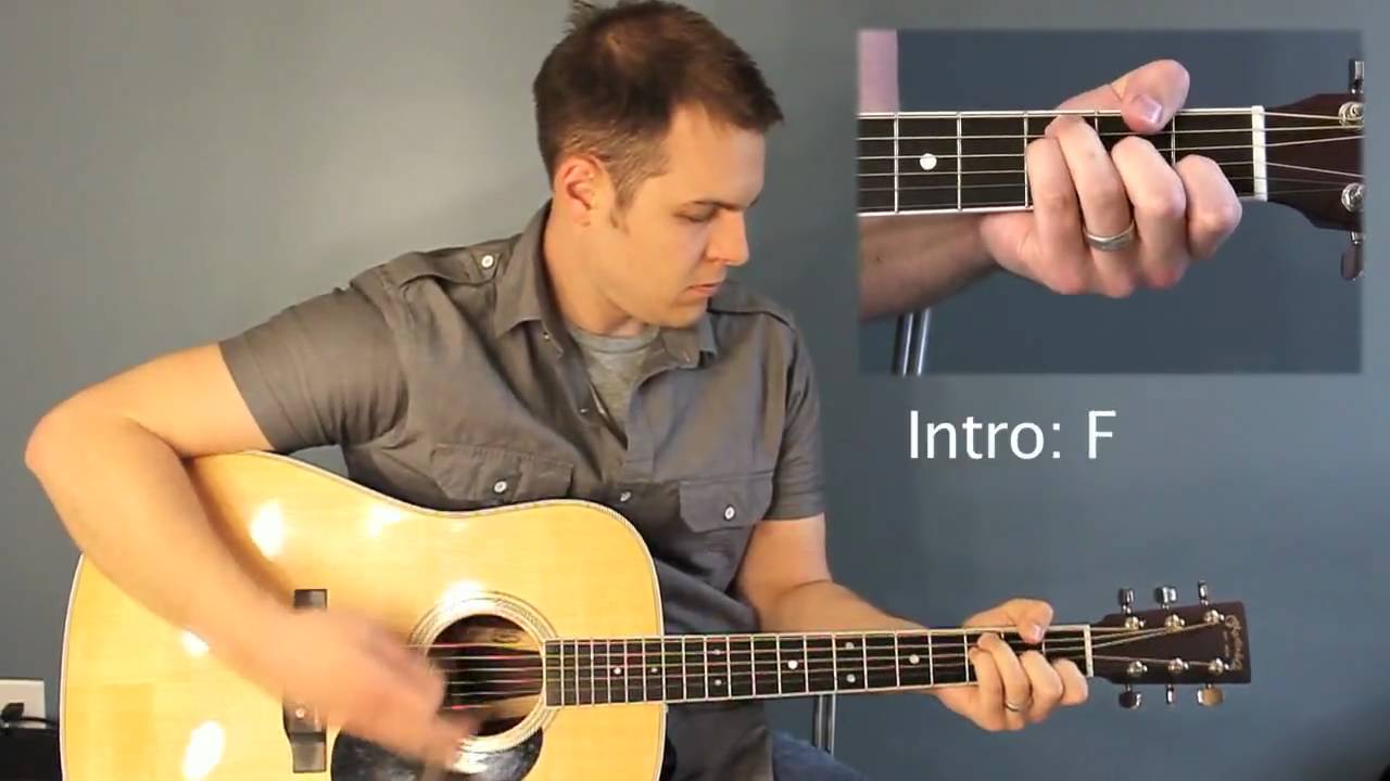 Everything Glorious (David Crowder Band) - Tutorial with chord chart