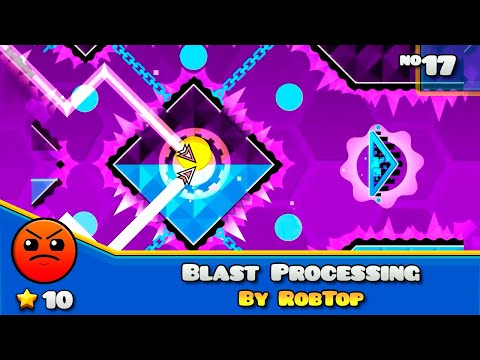 Geometry Dash - "Blast Processing" 100% [All Coins] | GDP: Official Levels (#17) | BMG
