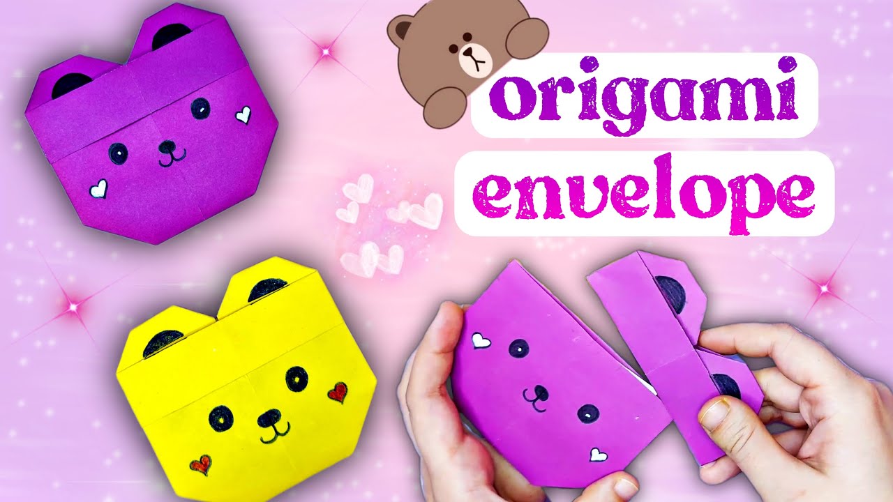 origami paper envelope How to make a paper envelope? DIY origami