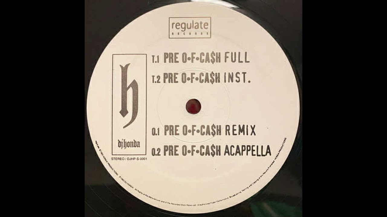 邦楽 DJ Honda, Fat Joe, The Beatnuts, Common The Beatnuts Ft Fat Joe & Common Sense - Pre Of Cash (Dj Honda
