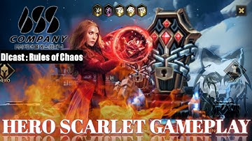 HERO SCARLET GAMEPLAY | DICAST RULES OF CHAOS