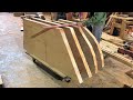 Modern Woodworking Machines & How Ingenious Worker Build Extremely Beautiful Carved King Size Doors