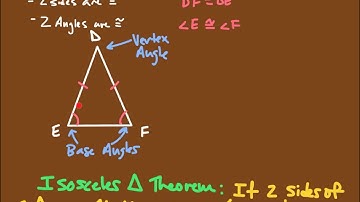 GEOMETRY - UNIT 4 - SECTION 6 - ISOSCELES TRIANGLES