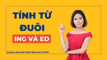 Tính từ đuôi ing và ed | ngữ pháp tiếng Anh cơ bản