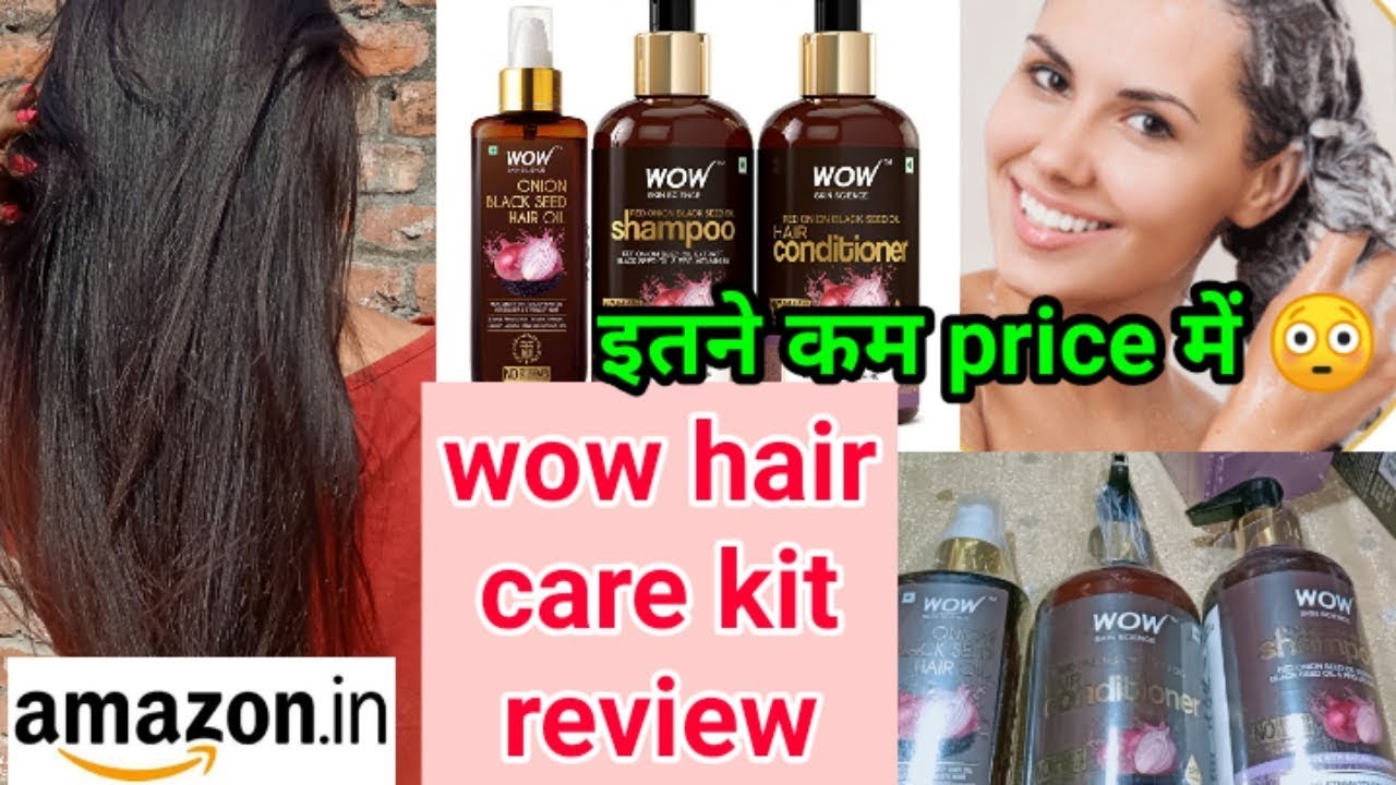 WOW Haircare Kit (onion shampoo+conditioner+oil) Product WOW