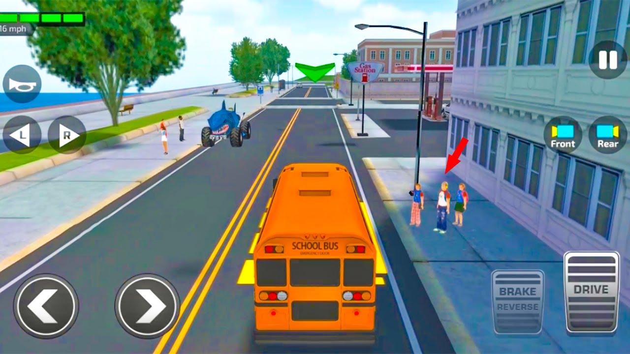 Super High School Bus Driving Simulator 3D । Android Gameplay